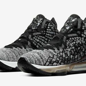 Nike Mens LeBron XVII "Oreo" Basketball Sneakers In The Arena Edition BQ3177-002